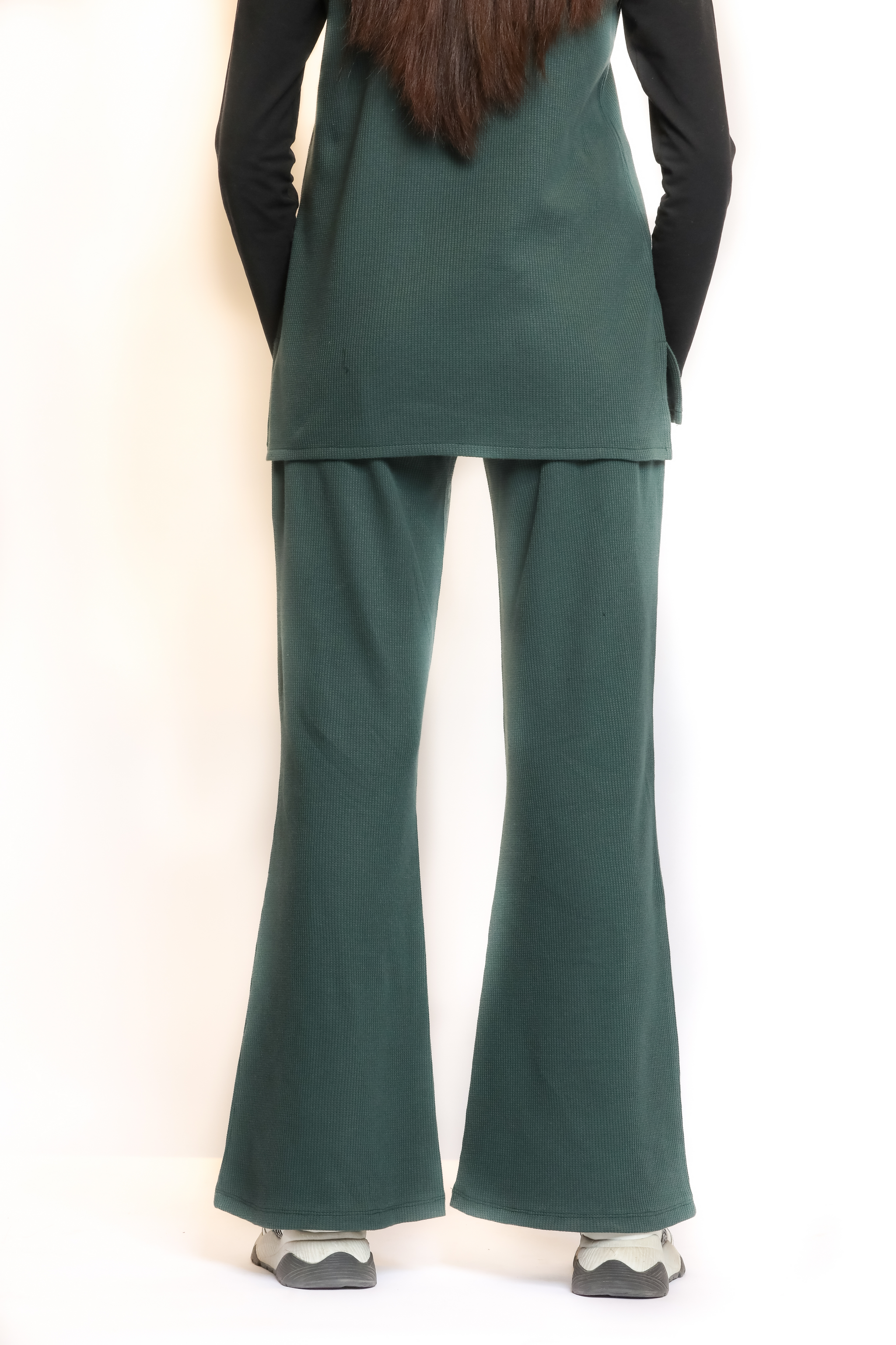 Sleeveless bottle Green Co-ord Set